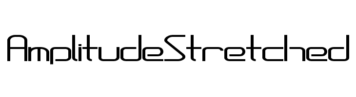 AmplitudeStretched  नि: शुल्क फ़ॉन्ट्स डाउनलोड