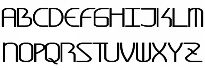 AmplitudeStretched フォント 大文字