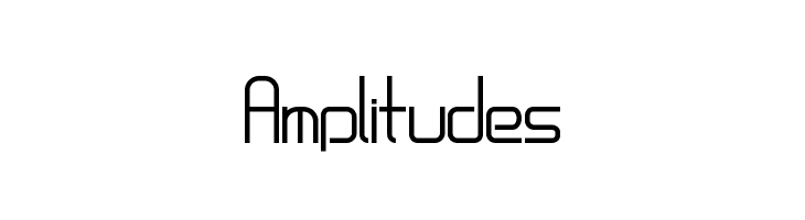 Amplitudes  नि: शुल्क फ़ॉन्ट्स डाउनलोड