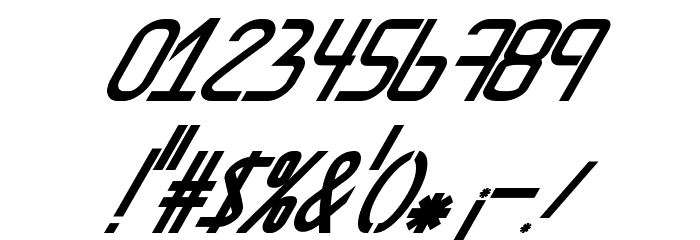 AmplitudesBoldItalic Font OTHER CHARS