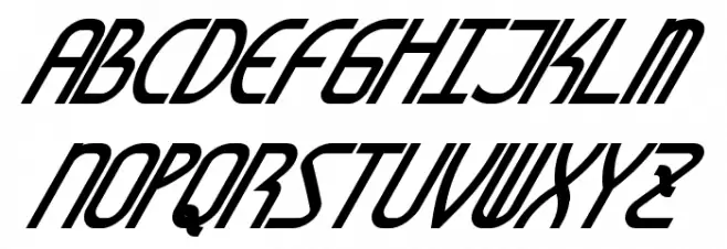 AmplitudesBoldItalic 字体 大写