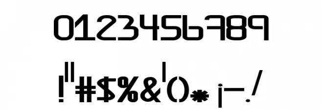 AmplitudesBoldShort Font OTHER CHARS