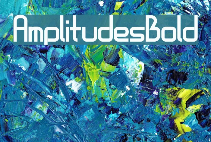 AmplitudesBold Font examples