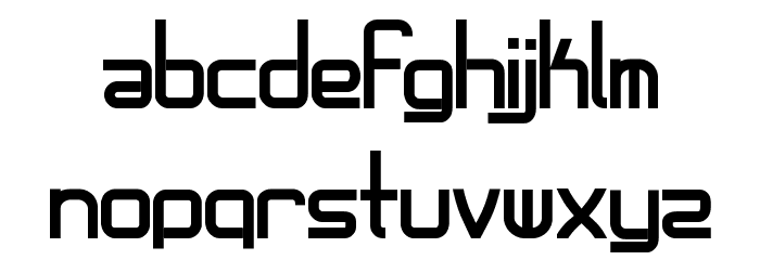 AmplitudesBold Font LOWERCASE