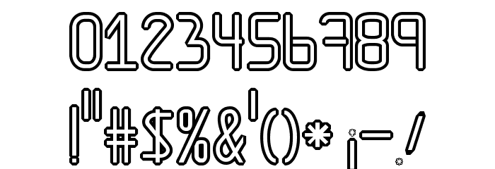 AmplitudesHollowDigital Schriftart Anderer Schreiben