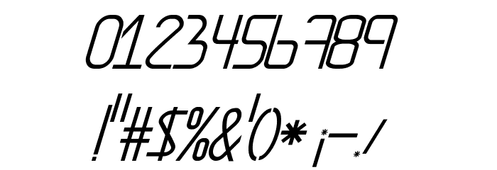 AmplitudesItalic Font OTHER CHARS