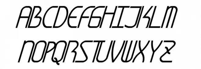 AmplitudesItalic 字体 大写