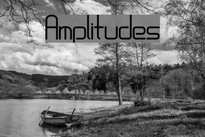 Amplitudes Font examples
