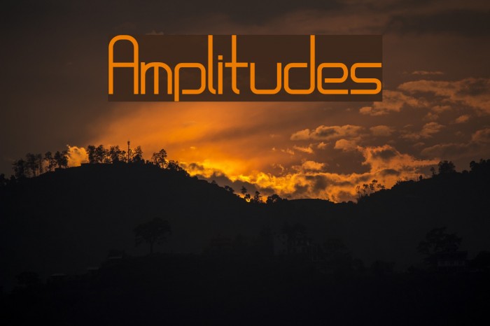 Amplitudes フォント examples