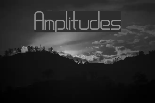 Amplitudes Font examples