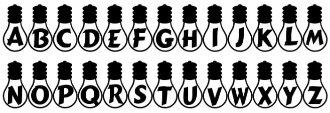 Ampoule Heavy フォント 大文字