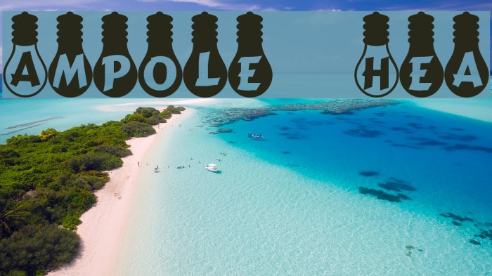 Ampoule Heavy Font examples