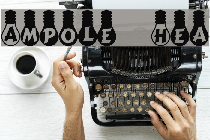 Ampoule Heavy Font examples