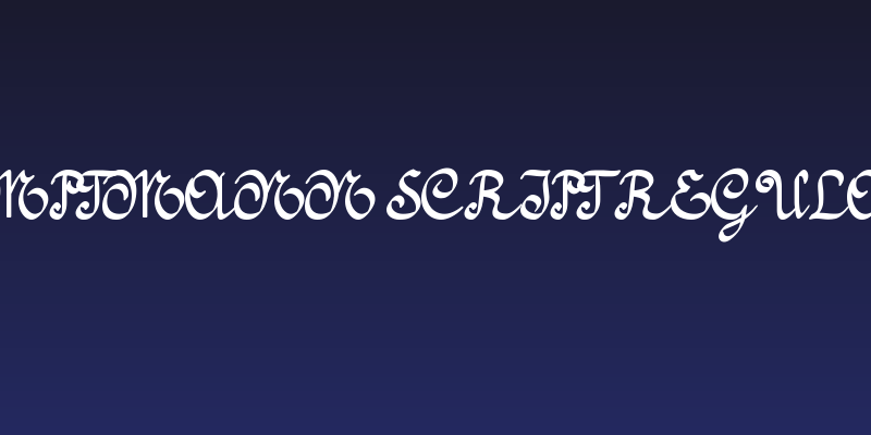 Amptmann Script Regular Social Header