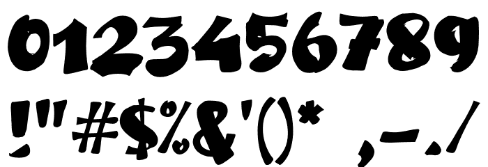 Ampun Bang Font OTHER CHARS