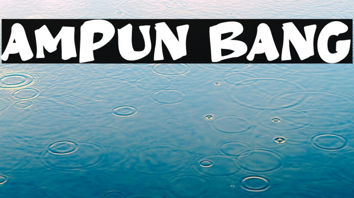 Ampun Bang Example 3