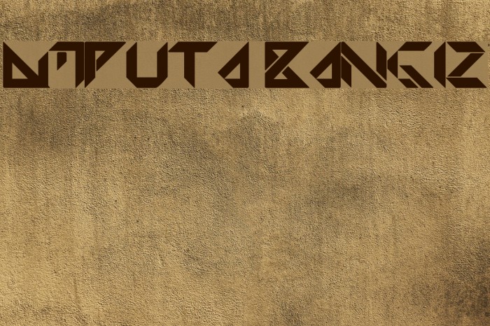 Amputa Bangiz Font examples