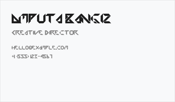 Amputa Bangiz Business Card