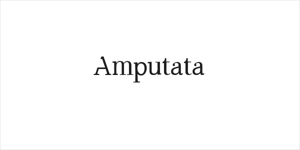 Amputata Logo