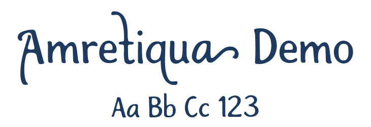 Amretiqua Demo Font Preview