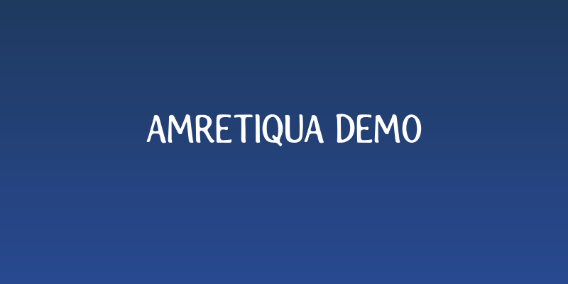Amretiqua Demo Social Header