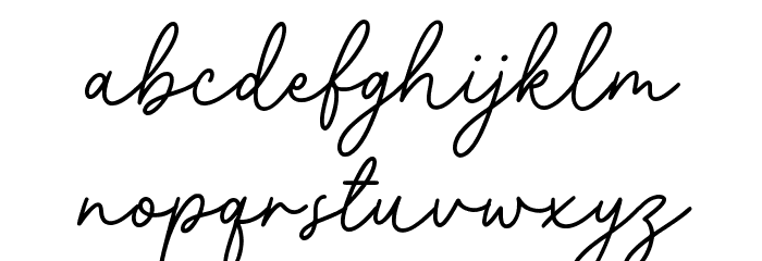 Amrinnatica Font LOWERCASE