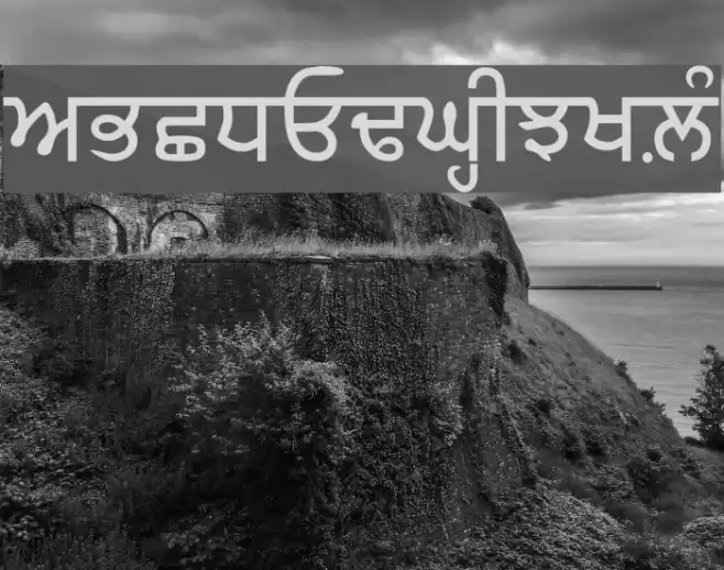 Amritboli Font examples