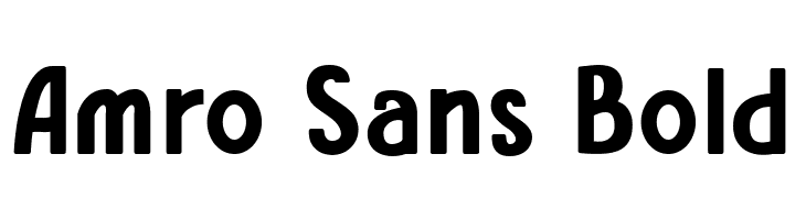 Amro Sans Bold  フリーフォントのダウンロード