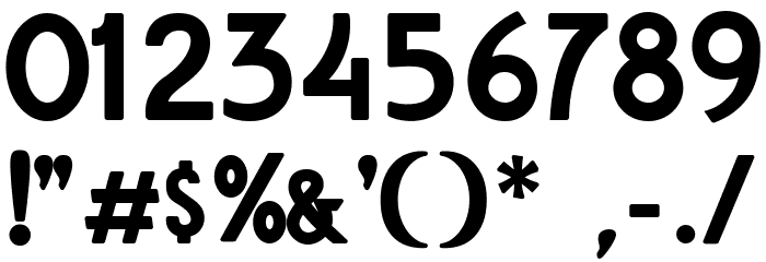 Amro Sans Bold Font OTHER CHARS