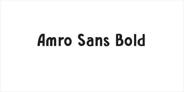 Amro Sans Bold Logo