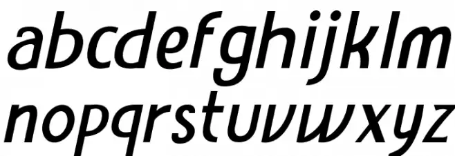 Amro Sans Italic Caratteri MINUSCOLO