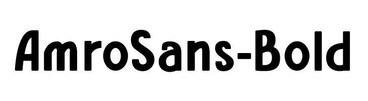 AmroSans-Bold  les polices de caractères gratuit tlcharger
