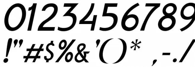 AmroSans-Italic Font OTHER CHARS