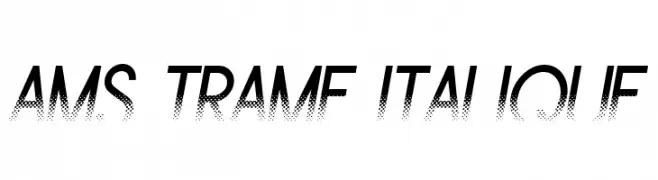 Ams Trame Italique  تنزيل الخطوط