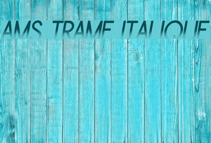 Ams Trame Italique Example 1