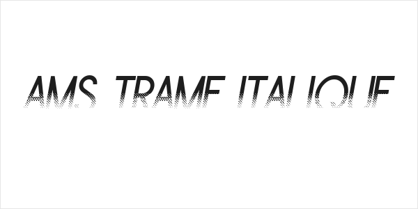Ams Trame Italique Logo
