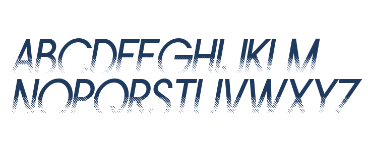 Ams Trame Italique Lowercase