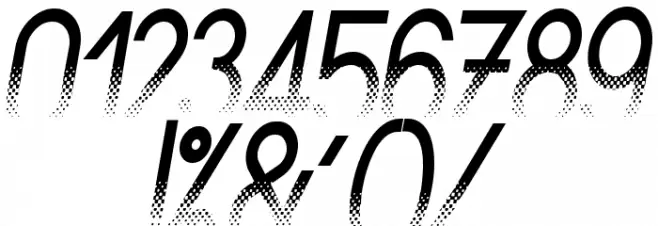 Ams Trame Narrow Italique Font OTHER CHARS