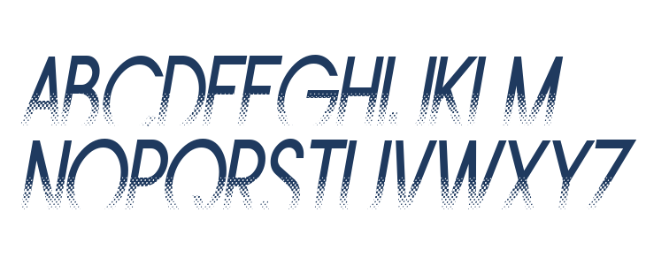 Ams Trame Narrow Italique Lowercase