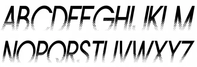 Ams Trame Narrow Italique Schriftart Kleinbuchstaben