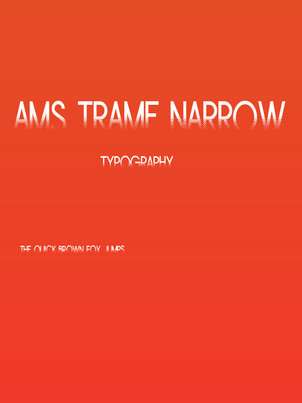 Ams Trame Narrow Poster