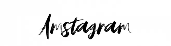 Amstagram  les polices de caractères gratuit tlcharger