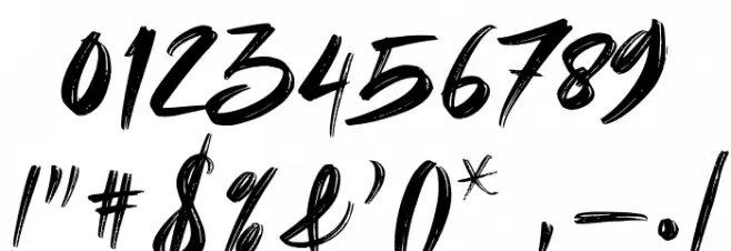 Amstagram Font OTHER CHARS