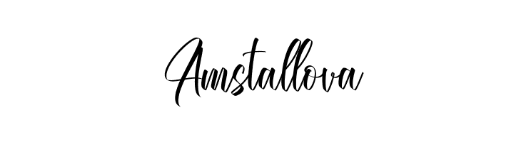 Amstallova  Frei Schriftart Herunterladen