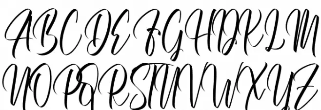 Amstallova フォント 大文字