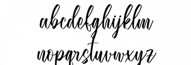 Amstallova フォント 小文字