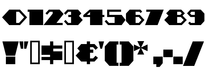 AmstelHeavyNF Font OTHER CHARS