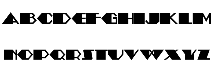AmstelHeavyNF Font LOWERCASE