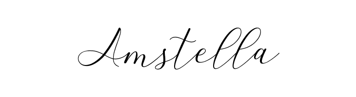 Amstella  नि: शुल्क फ़ॉन्ट्स डाउनलोड