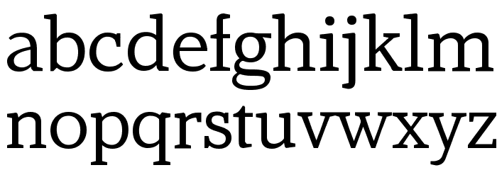 AmstelvarAlpha Default Font LOWERCASE